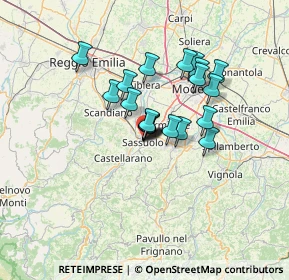 Mappa Via Guglielmo Marconi, 41049 Sassuolo MO, Italia (9.6445)