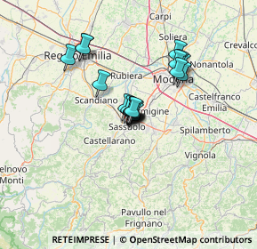 Mappa Via Guglielmo Marconi, 41049 Sassuolo MO, Italia (8.92526)