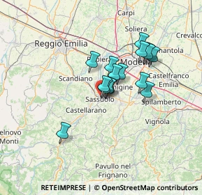 Mappa Viale F. Prampolini, 41049 Sassuolo MO, Italia (9.9875)