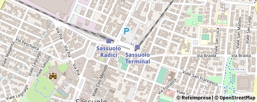 Mappa Sassuolo