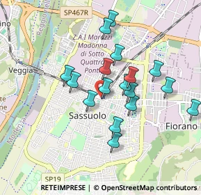 Mappa Viale F. Prampolini, 41049 Sassuolo MO, Italia (0.79294)