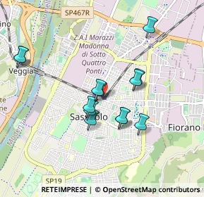 Mappa Via Stazione, 41049 Sassuolo MO, Italia (0.80692)