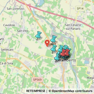 Mappa Via S. Vito, 41057 Spilamberto MO, Italia (1.6225)