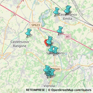 Mappa Via S. Vito, 41057 Spilamberto MO, Italia (4.14154)