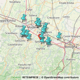 Mappa Via S. Vito, 41057 Spilamberto MO, Italia (10.95389)