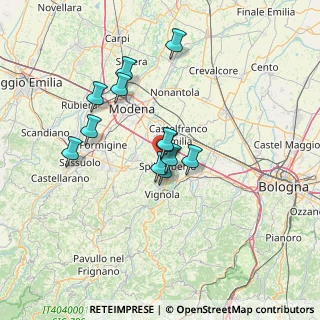 Mappa Via S. Vito, 41057 Spilamberto MO, Italia (10.9475)