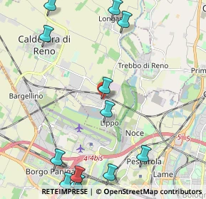 Mappa Via della Corte, 40012 Calderara di Reno BO, Italia (2.87333)