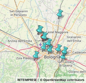 Mappa Via della Corte, 40012 Calderara di Reno BO, Italia (5.15)