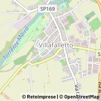 Mapa Villafalletto