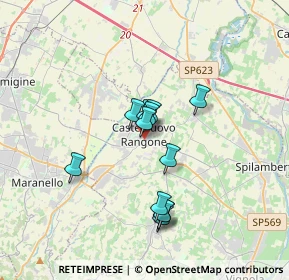 Mappa Via Martiri della Libertà, 41051 Castelnuovo Rangone MO, Italia (2.67917)