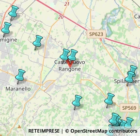 Mappa Via Martiri della Libertà, 41051 Castelnuovo Rangone MO, Italia (6.675)