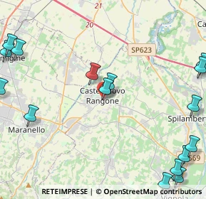 Mappa Via Martiri della Libertà, 41051 Castelnuovo Rangone MO, Italia (6.86263)
