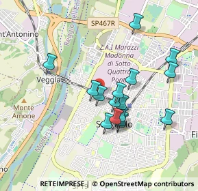 Mappa Via Radici in Monte, 41049 Sassuolo MO, Italia (0.82125)