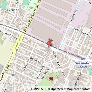 Mappa Via Radici in Monte, 123, 41049 Sassuolo, Modena (Emilia Romagna)