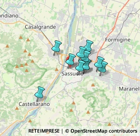 Mappa Via Radici in Monte, 41049 Sassuolo MO, Italia (2.16727)