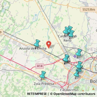 Mappa 40011 Bologna BO, Italia (4.97091)