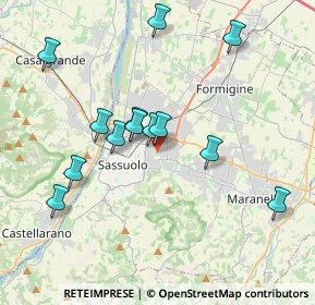 Mappa Via Tiziano, 41042 Fiorano Modenese MO, Italia (3.70462)