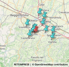 Mappa Via Tiziano, 41042 Fiorano Modenese MO, Italia (8.35077)