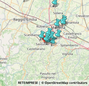 Mappa Via Tiziano, 41042 Fiorano Modenese MO, Italia (11.16333)