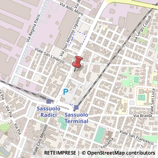 Mappa Via Radici in Piano, 1, 41049 Sassuolo, Modena (Emilia Romagna)