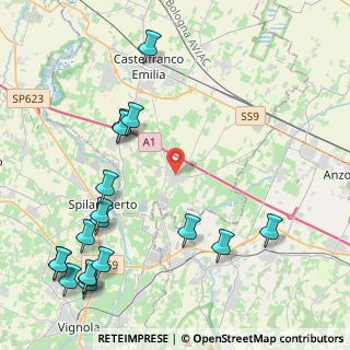 Mappa Piazza della Repubblica, 41013 Castelfranco Emilia MO, Italia (5.73222)