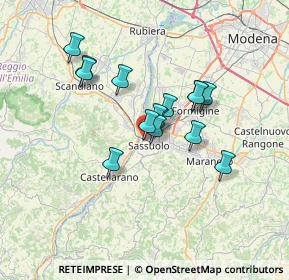 Mappa Viale S. Martino, 41049 Sassuolo MO, Italia (5.306)