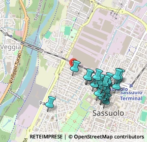 Mappa Viale S. Martino, 41049 Sassuolo MO, Italia (0.478)