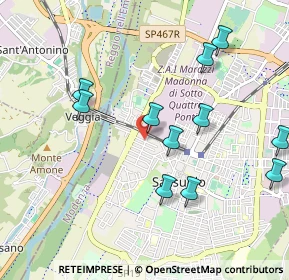 Mappa Viale S. Martino, 41049 Sassuolo MO, Italia (1.04545)