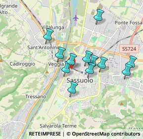 Mappa Viale S. Martino, 41049 Sassuolo MO, Italia (1.535)