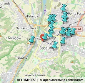 Mappa Viale S. Martino, 41049 Sassuolo MO, Italia (1.8425)