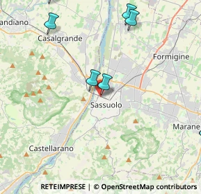 Mappa Viale S. Martino, 41049 Sassuolo MO, Italia (6.82583)