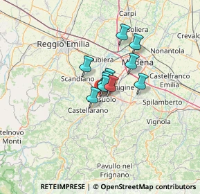 Mappa Viale S. Martino, 41049 Sassuolo MO, Italia (7.01636)