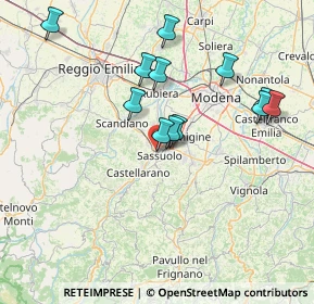 Mappa Viale S. Martino, 41049 Sassuolo MO, Italia (14.47917)