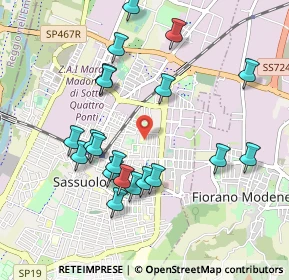 Mappa Viale San Carlo, 41049 Sassuolo MO, Italia (0.996)