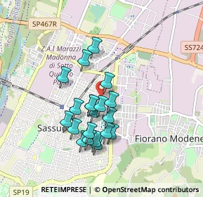 Mappa Viale San Carlo, 41049 Sassuolo MO, Italia (0.7435)