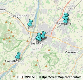 Mappa Viale San Carlo, 41049 Sassuolo MO, Italia (3.08818)