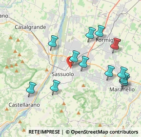 Mappa Viale San Carlo, 41049 Sassuolo MO, Italia (4.09)