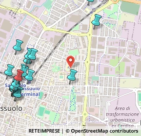 Mappa Viale San Carlo, 41049 Sassuolo MO, Italia (0.7675)