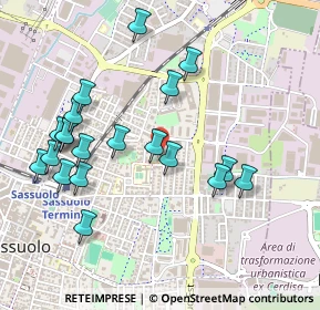 Mappa Viale San Carlo, 41049 Sassuolo MO, Italia (0.5205)