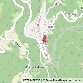 Mappa Via Alla Vittoria, 53, 16018 Savignone, Genova (Liguria)