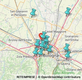 Mappa Via Ottavio Serra, 40012 Calderara di Reno BO, Italia (6.605)