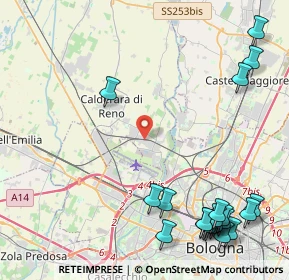 Mappa Via Ottavio Serra, 40012 Calderara di Reno BO, Italia (6.203)