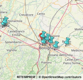Mappa Via Ottavio Serra, 40012 Calderara di Reno BO, Italia (20.97091)