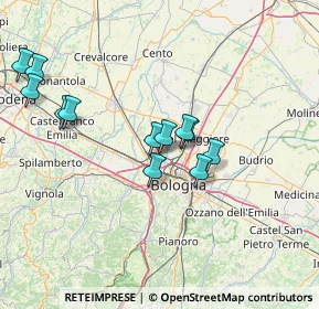 Mappa Via Ottavio Serra, 40012 Calderara di Reno BO, Italia (13.76583)