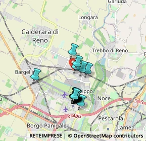 Mappa Via Ottavio Serra, 40012 Calderara di Reno BO, Italia (1.5135)