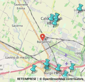 Mappa Via dell'Industria, 40012 Calderara di Reno BO, Italia (2.87727)