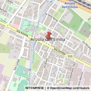 Mappa Piazza Enrico Berlinguer, 3, 40011 Anzola dell'Emilia, Bologna (Emilia Romagna)