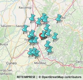 Mappa Piazza Botero, 12041 Bene Vagienna CN, Italia (10.1795)