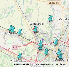 Mappa Via A. Marzocchi, 40012 Calderara di Reno BO, Italia (5.12308)