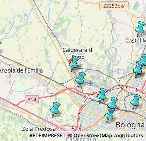 Mappa Via A. Marzocchi, 40012 Calderara di Reno BO, Italia (5.88083)